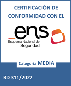 Certificado Esquema Nacional de Seguridad